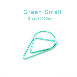 30/50 kom/pak. Slatka kawaii korejska metalna spajalica za papir Zlatno Srebrna Crno Zelena Boja Knjižna oznaka Uredski pribor Škola