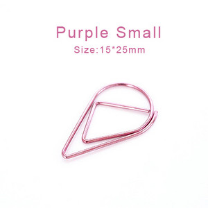 30/50 kom/pak. Slatka kawaii korejska metalna spajalica za papir Zlatno Srebrna Crno Zelena Boja Knjižna oznaka Uredski pribor Škola