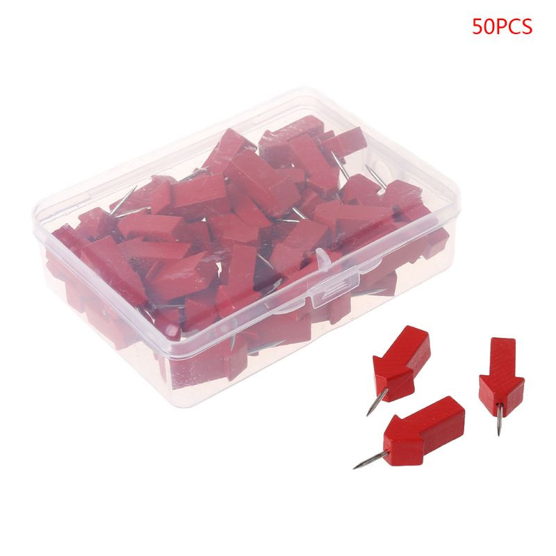 Ace pentru chiză 25/50 buc. Marcatori săgeți pentru hărți Ace din lemn Știfturi foto Ace pentru tablă plută