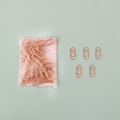 30/50 kom. Spajalice Ukrasni Šareni Dekori Za Uredski pribor Spajalica Okruglog Oblika Školski pribor Ružičasto Zlatno Srebrno