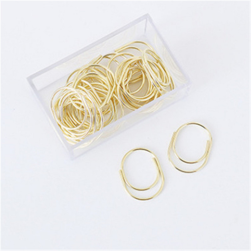 30/50 kom. Spajalice Ukrasni Šareni Dekori Za Uredski pribor Spajalica Okruglog Oblika Školski pribor Ružičasto Zlatno Srebrno