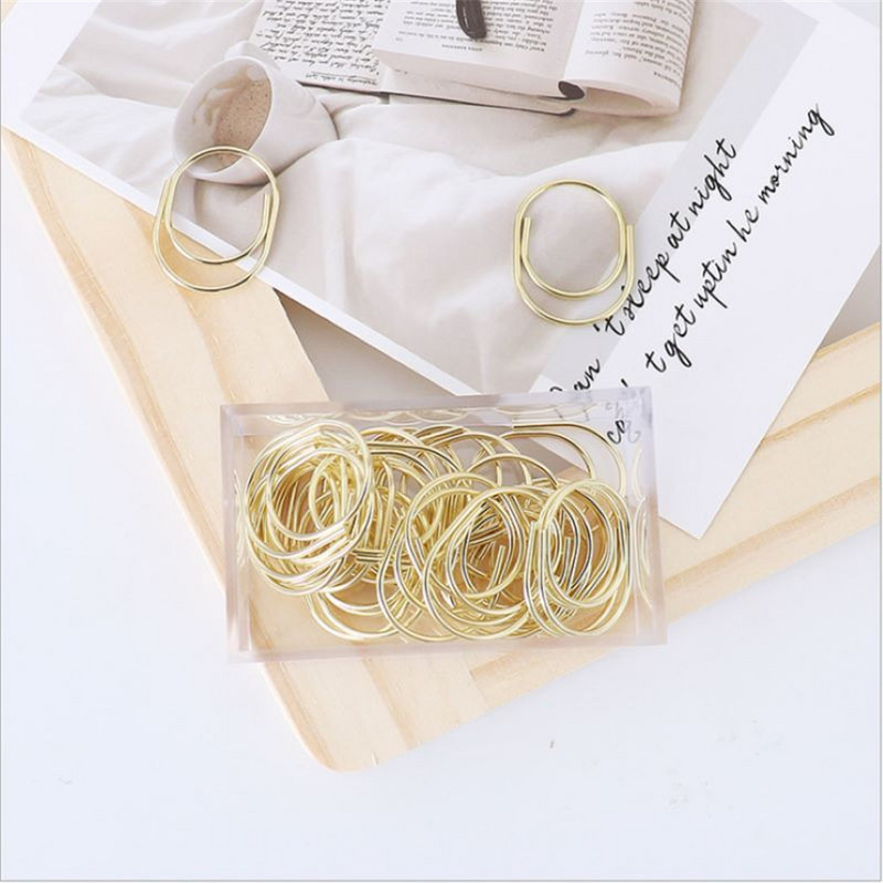 30/50 kom. Spajalice Ukrasni Šareni Dekori Za Uredski pribor Spajalica Okruglog Oblika Školski pribor Ružičasto Zlatno Srebrno