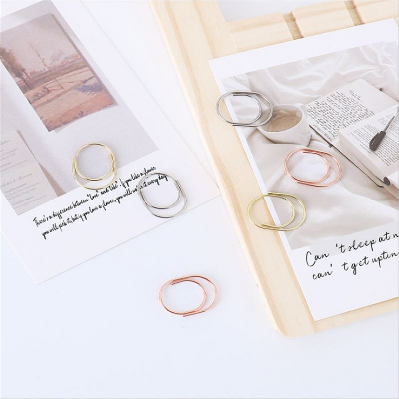 30/50 kom. Spajalice Ukrasni Šareni Dekori Za Uredski pribor Spajalica Okruglog Oblika Školski pribor Ružičasto Zlatno Srebrno