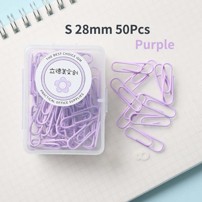 Macaron Spajalica za papir u boji Metalne kopče Stezaljka za bilješke Knjižne oznake Uredski pribor Školski pribor