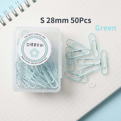 Macaron Spajalica za papir u boji Metalne kopče Stezaljka za bilješke Knjižne oznake Uredski pribor Školski pribor