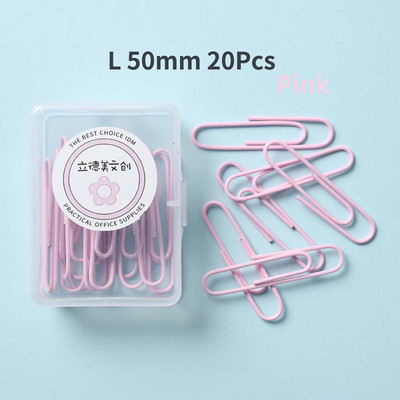 Macaron Spajalica za papir u boji Metalne kopče Stezaljka za bilješke Knjižne oznake Uredski pribor Školski pribor