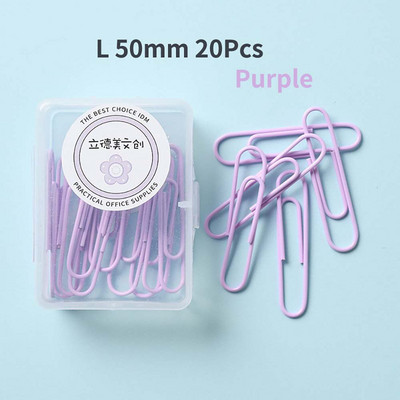 Macaron Spajalica za papir u boji Metalne kopče Stezaljka za bilješke Knjižne oznake Uredski pribor Školski pribor