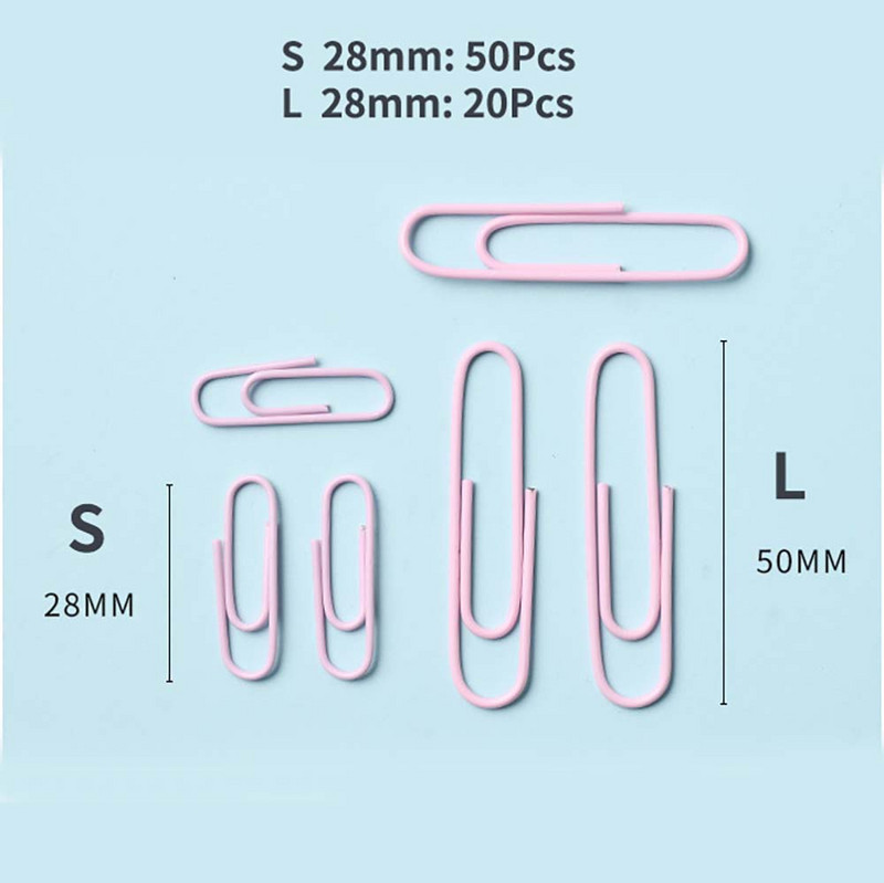 Macaron Spajalica za papir u boji Metalne kopče Stezaljka za bilješke Knjižne oznake Uredski pribor Školski pribor