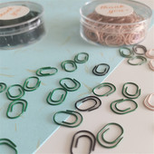 150 τεμ. Κουτιαγμένος συνδετήρας Χαριτωμένος μίνι συνδετήρας σελιδοδείκτης φωτογραφίας σημείωμα Θήκη εισιτηρίου Μικρή βελόνα αποθήκευσης Σχολικά είδη γραφείου