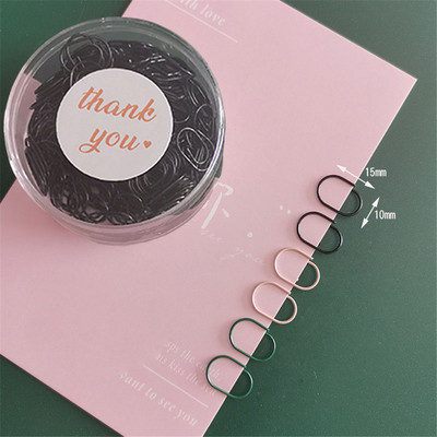 150 τεμ. Κουτιαγμένος συνδετήρας Χαριτωμένος μίνι συνδετήρας σελιδοδείκτης φωτογραφίας σημείωμα Θήκη εισιτηρίου Μικρή βελόνα αποθήκευσης Σχολικά είδη γραφείου