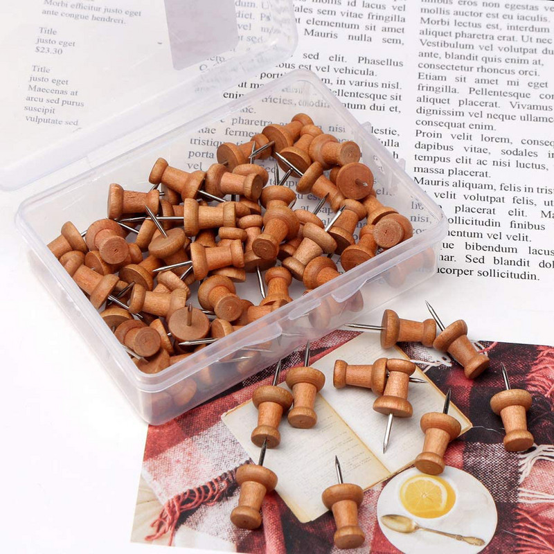 Školski pribor Ploče od pjene Alat za slikanje Plutene ploče Zidne klinove Drvene pribadače Pribadače za palac Pribadače za karte Oznake za karte