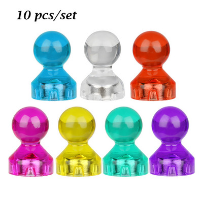 10 bucăți/set nou Push pin Magneți de neodim Conuri magneți Super Magnet Pinboard Office chinsă șah Ace magnetice