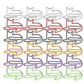 24 τεμ. Lovely Cats Shaped Clips Paper Clips Δημιουργικοί σελιδοδείκτες Paper Needles Gift Office Hand Account Essentials