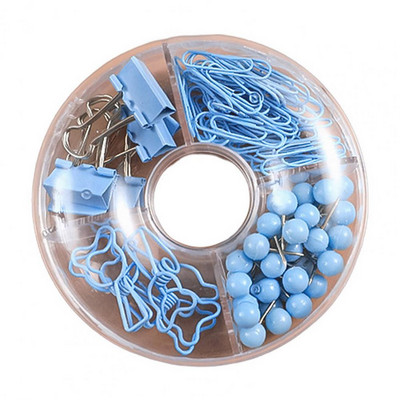 100 db színes irattartó kapcsok iratkapcsok nyomógombos tűkészlet nyomógombos szett Aranyos írószerek irodai kiegészítőkhöz Iskolai kellékek