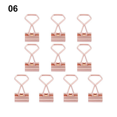 10 buc File Mini Book Cat Heart Cactus Paper Clips Metal Binder Clips Rechizite de birou