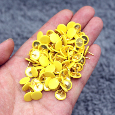 100 komada pribadača u boji Ukrasne višenamjenske pribadače s ravnom glavom Pribadače za zidnu dekoraciju Pribadače za fotografije Ured za školu