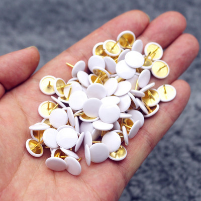 100 komada pribadača u boji Ukrasne višenamjenske pribadače s ravnom glavom Pribadače za zidnu dekoraciju Pribadače za fotografije Ured za školu