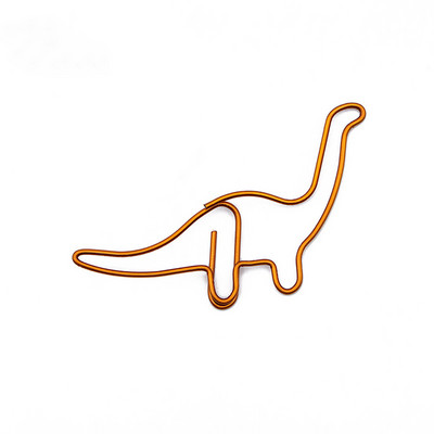 Χαριτωμένο συνδετήρα κινουμένων σχεδίων Creative Color Dinosaur Shape Student Stationery Bookmark Note Clip Data Classification Clip 10 τμχ