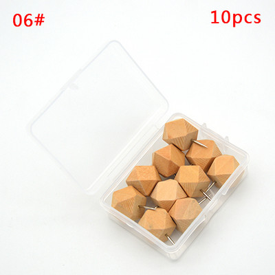 8/20/30/40 kom Markeri za karte Drveni zidni klinovi za fotografije Plutene igle za ploče Ubodna igla Alat za slikanje Uredski školski pribor