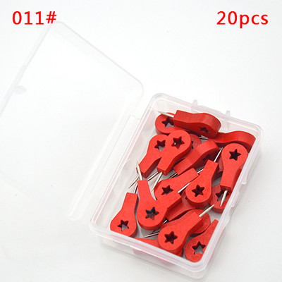 8/20/30/40 kom Markeri za karte Drveni zidni klinovi za fotografije Plutene igle za ploče Ubodna igla Alat za slikanje Uredski školski pribor