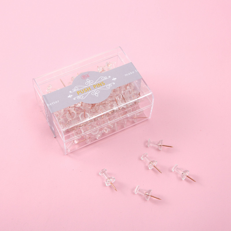 100 kom/Blagajna Uredski i školski pribor Bubljike za crtanje Ukrasne pisaće igle za kartu svijeta Plutena ploča