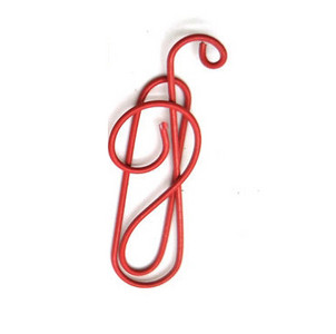 10 komada slatke glazbe u boji Pismo Spajalica Uredska mapa knjižnih oznaka Pribor Metalna kopča Stezaljka za vezivo Metalne kopče Stezaljka