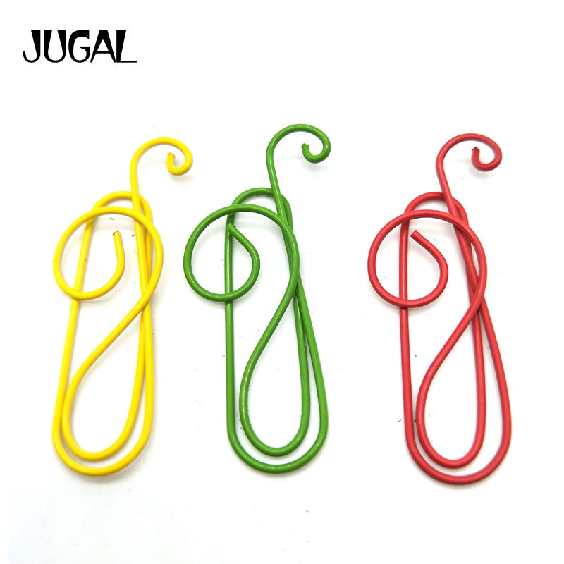 10 komada slatke glazbe u boji Pismo Spajalica Uredska mapa knjižnih oznaka Pribor Metalna kopča Stezaljka za vezivo Metalne kopče Stezaljka