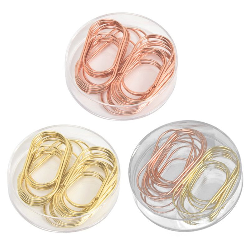 20 komada 50 mm metalnih spajalica za papir, široke kopče za vezivanje za slova, knjižne oznake, školski pribor, uredski pribor