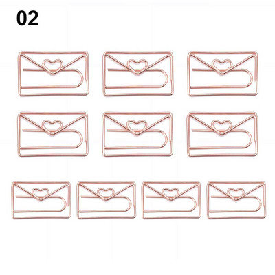 10kom nove omotnice s dijamantnom krunom Dopisnice Foto ulaznice Uredski materijal Metalna spajalica za papir Mini stezaljke za vezivo