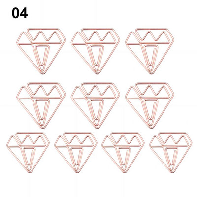 10kom nove omotnice s dijamantnom krunom Dopisnice Foto ulaznice Uredski materijal Metalna spajalica za papir Mini stezaljke za vezivo