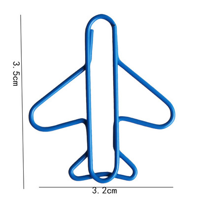 12 τμχ Χαριτωμένο ροζ χρυσό Σχήμα αεροπλάνου Κλιπ Escolar Σελιδοδείκτες Φωτογραφία Υπόμνημα Κλιπ εισιτηρίου Γραφική ύλη Σχολικά προμήθειες Δώρα
