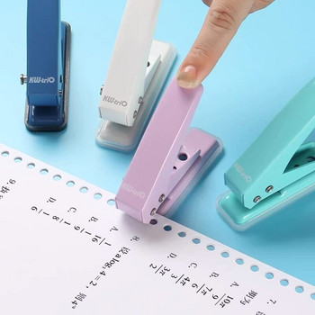 MINKYS Kawaii Binder Hole Punch For Journal Paper Ring Направи си сам нож за хартия Craft Machine Офис Училищни канцеларски материали