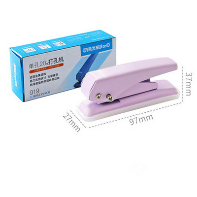 MINKYS Kawaii bušilica za vezivo za papirni prsten za časopise DIY rezač papira Craft Machine Uredski školski pribor