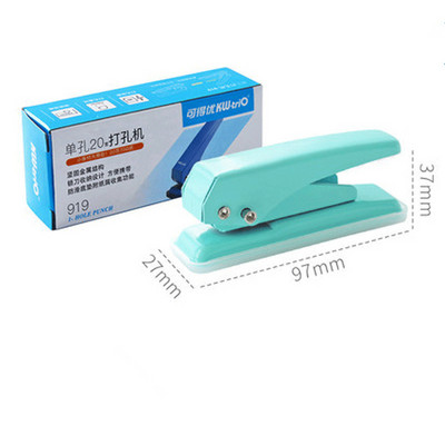 MINKYS Kawaii bušilica za vezivo za papirni prsten za časopise DIY rezač papira Craft Machine Uredski školski pribor