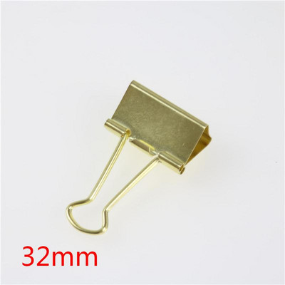 Jednobojna zlatna metalna spajalica za bilješke, pisma, spajalica, uredski materijal