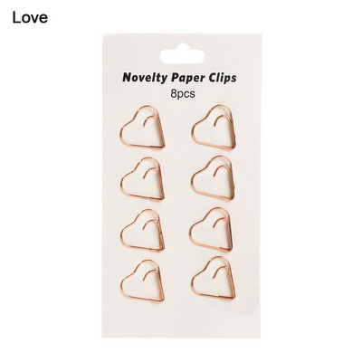 6 τεμ. Πολύχρωμα κλιπ μακράς ουράς με κούφια μεταλλικό συνδετικό κλιπ Χειρόγραφο Φάκελος Χαρτί Organizer Χαρτικά Σχολική προμήθεια