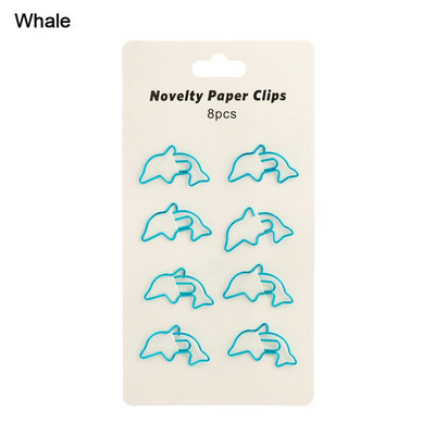 6 τεμ. Πολύχρωμα κλιπ μακράς ουράς με κούφια μεταλλικό συνδετικό κλιπ Χειρόγραφο Φάκελος Χαρτί Organizer Χαρτικά Σχολική προμήθεια