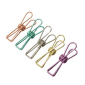 5 kom. Izdubljene metalne kopče za uvezivanje Datoteka s računom za knjige Slatke ribice Spojnica za bilješke Pismo Spajalica Uredski pribor