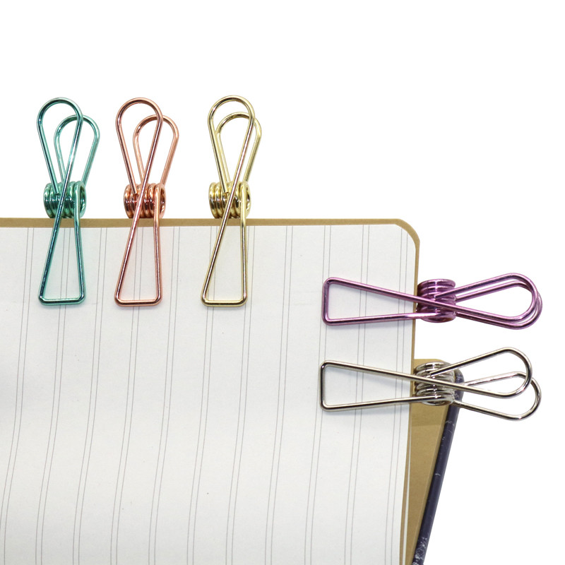 5 kom. Izdubljene metalne kopče za uvezivanje Datoteka s računom za knjige Slatke ribice Spojnica za bilješke Pismo Spajalica Uredski pribor