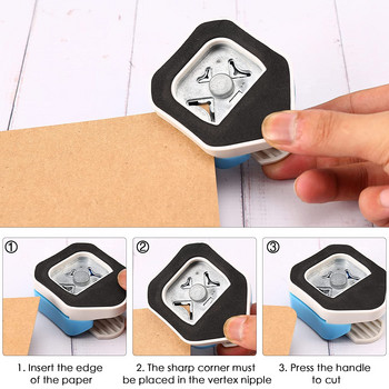 Paper Corner Rounder 3in1 3 Different Corner punches for Paper Photo Card Crafts Κόφτης Φάκελος Punch Laminate DIY Scrapbooking