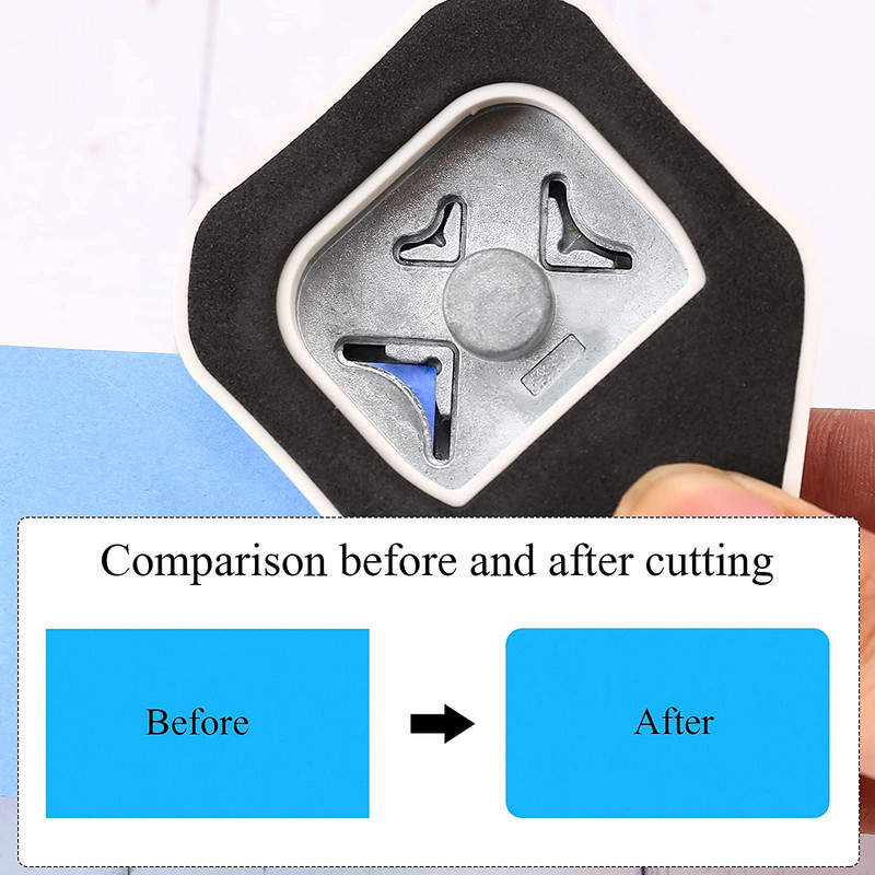 Pabernurga ümarad 3in1 3 erinevat nurgastantsi paberile fotokaartide käsitöö jaoks lõikurid ümbrikupunch, laminaat, isetegemine scrapbooking