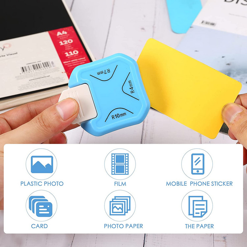 Pabernurga ümarad 3in1 3 erinevat nurgastantsi paberile fotokaartide käsitöö jaoks lõikurid ümbrikupunch, laminaat, isetegemine scrapbooking