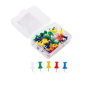 100 kom. igle za pribadače ukrasni DIY alat za školu kućni ured zidne karte fotografije oglasna ploča (nasumične boje)