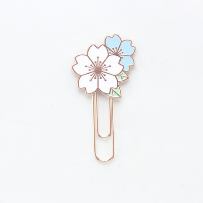 Domikee drăguț creative metal floare birou școală agrafe decorative pentru hârtie kawaii student marcaj pentru cărți materiale de papetărie