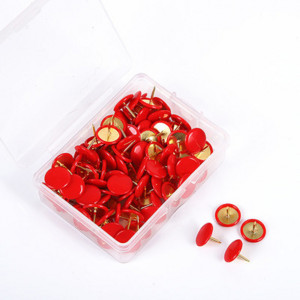 100 de bucăți de știfturi de formă rotundă pentru anunțuri pentru panou de plută, hârtie foto, perete, știfturi, marcatori pentru hărți