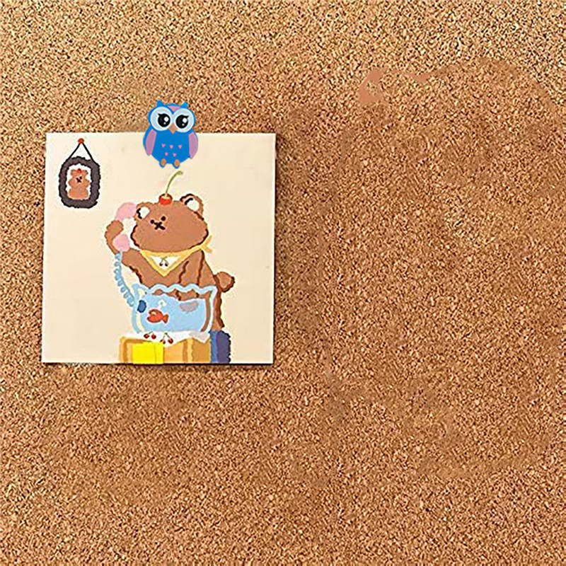 30 de bucăți în formă de bufniță știfturi de împingere cu desen colorat știfturi de perete cu fotografii Ace pentru tablă de plută degetul mare pentru birou Accesorii școlare