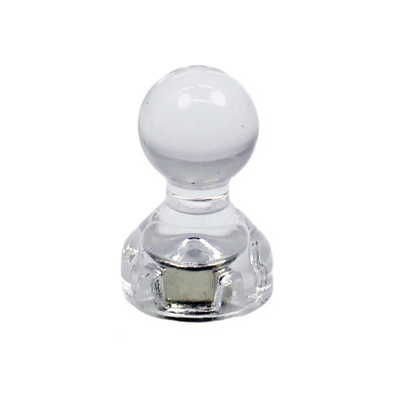 10 KOM DIY Jake obojene magnetske kopče Neodimijske igle za oglasnu ploču Magneti Bijela ploča Prozirna boja