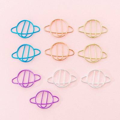 10 kom/pak. Slatke mini spajalice za papir Kawaii pribor Metalne šuplje spojnice za vezivo Fotografije Ulaznice Držač za bilješke Uredska stezaljka za pisma