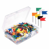 100 buc. Steaguri colorate Ace de marcare Chinsă DIY Patchwork Ace pentru hartă Placă metalică Hârtie pentru mesaje Poziționare Rechizite școlare