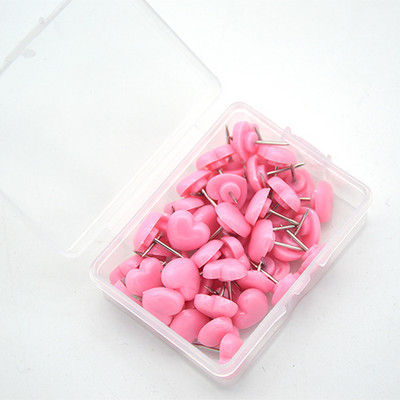 50 kom. Markeri u obliku srca Crtanje Foto Zidni klinovi Plutene igle za ploče Pribadače Igle Alat za slikanje Ubod za palčeve Uredska škola